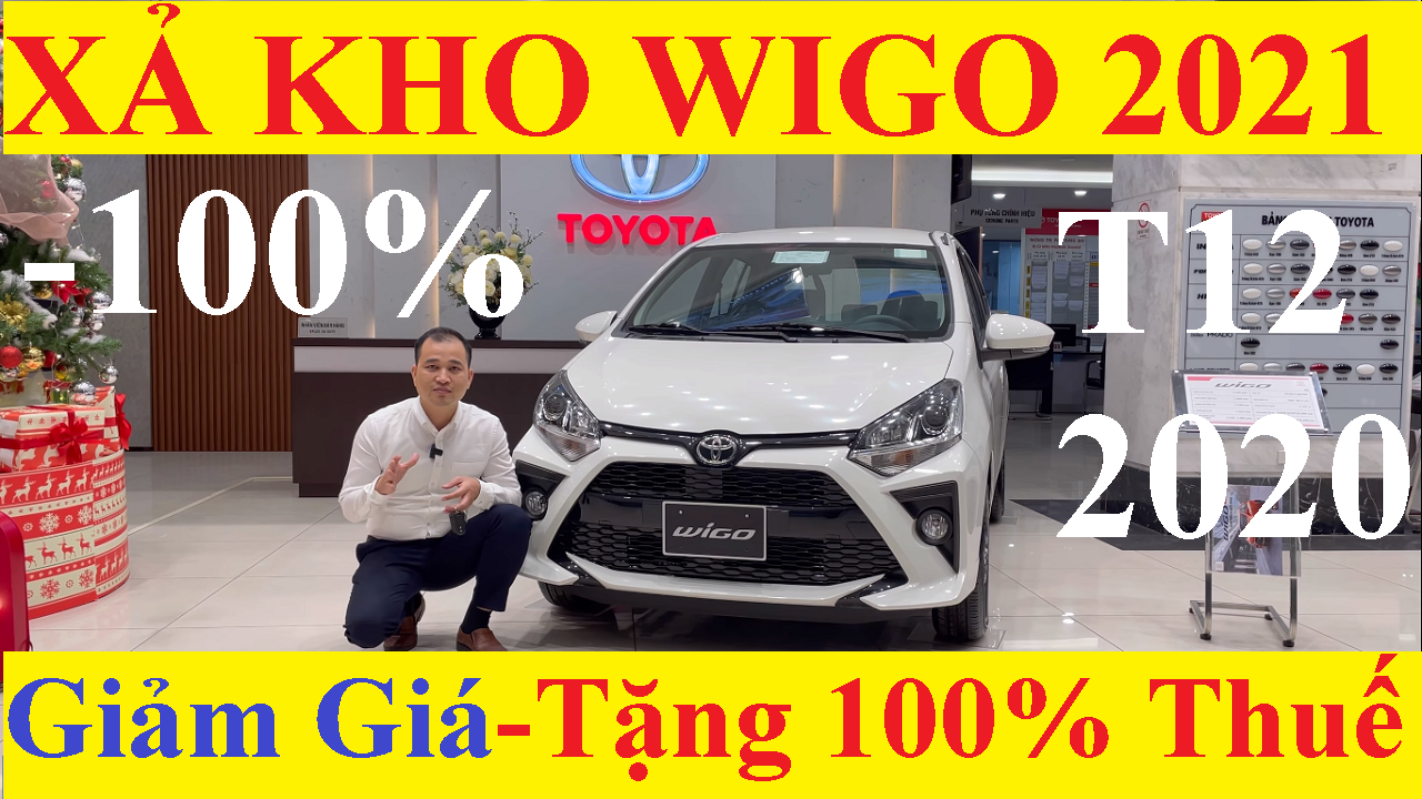Toyota Wigo 2021 Xả Kho Cập Nhật 16/12/2020 Khuyến Mại Lớn Giảm 100% Thuế Chỉ 130 Triệu Bảng Giá Xe Mua Xe LH 0989588516